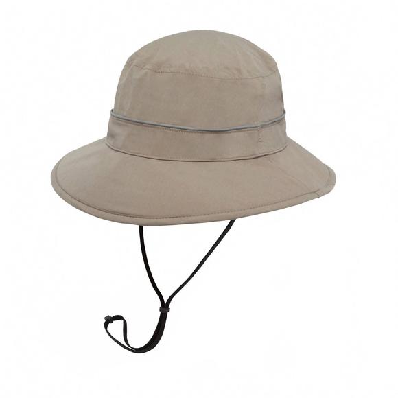 NEW SUNDAY AFTERNOONS men's ultra storm bucket hat in taupe - Picture 1 of 9